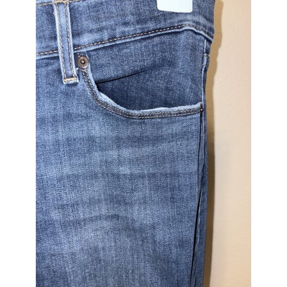 Levis 524 Bootcut Jeans Women 29 30X31 Blue Denim Stretch Low Rise - Picture 3 of 9